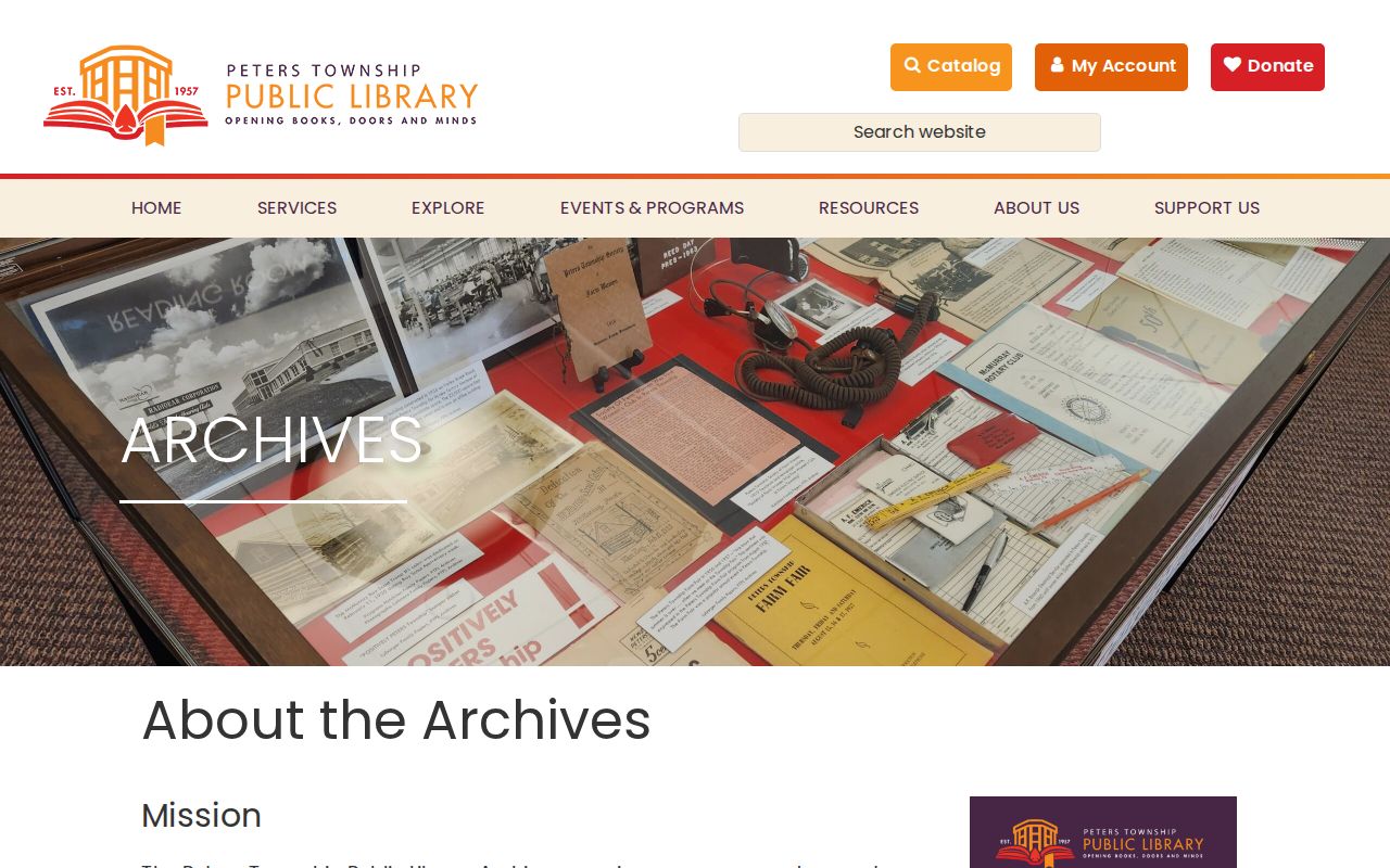 Peters Township city directory research at the Peters Township Public Library Archives